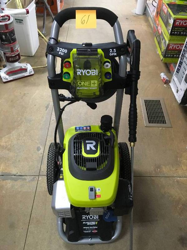 Ryobi 3200 PSI 2.5GPM One Electric Start Gas Pressure Washer