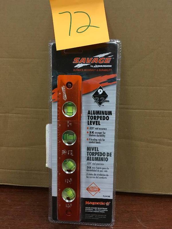 Savage 9 Aluminum Torpedo Level