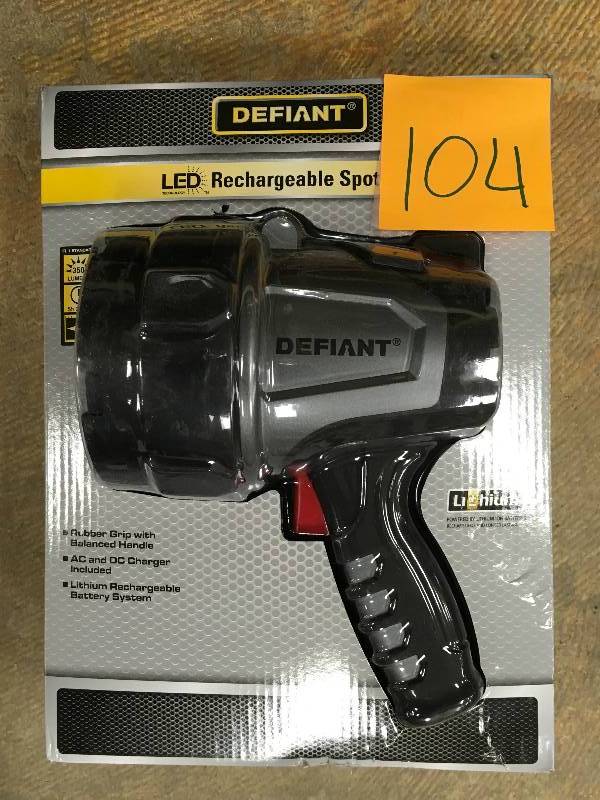 Diafiant Rechargeable LED Work Spotlight