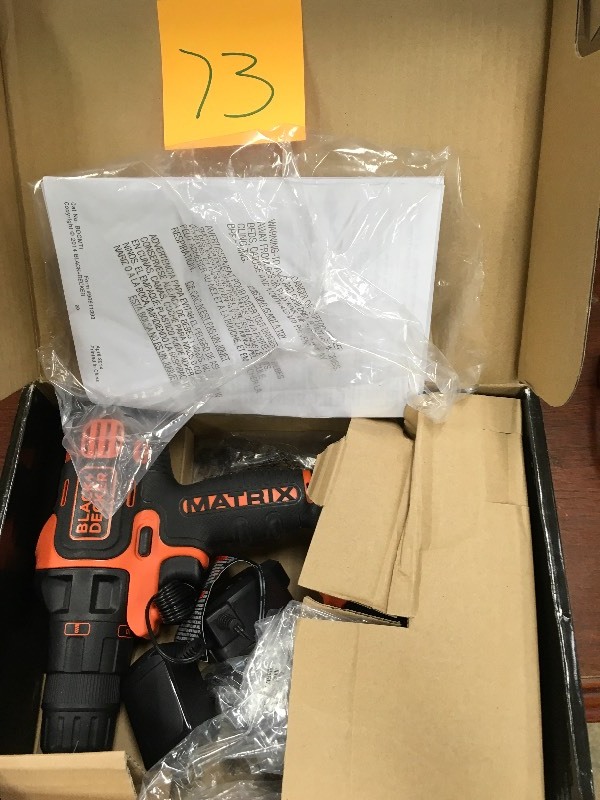 Black & Decker Matrix 20Volt Lithium DrillDriver and Impact Kit