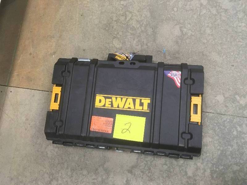 lot 2 image: DeWalt DW130 Tough System Storage Box