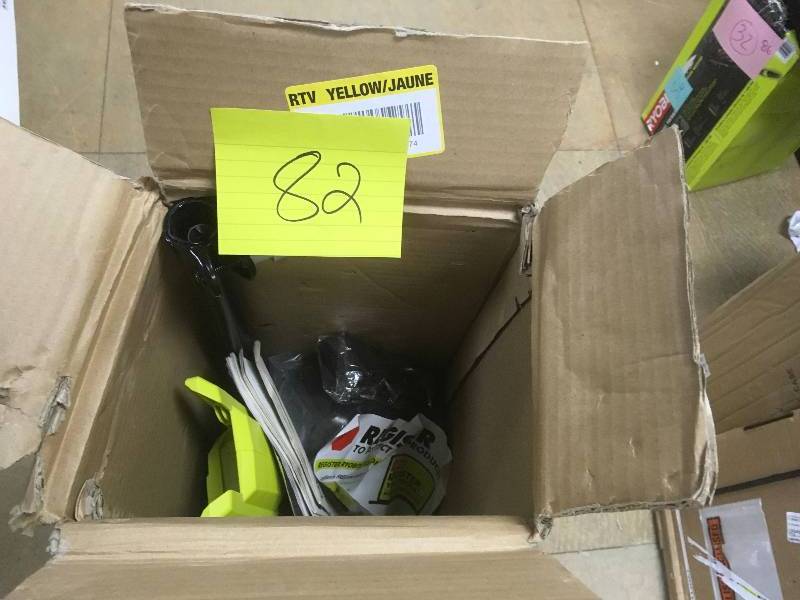 lot 82 image: Ryobi 10 in. 40 Volt Lithium-Ion Cordless Pole Saw - 2.6 Ah Battery and Charger Included in like new working conditions