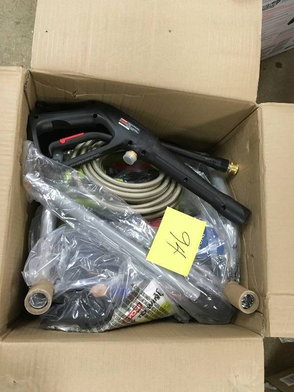 lot 94 image: Ryobi 1700 PSI 1.2 GPM Electric Pressure Washer in like new working conditions