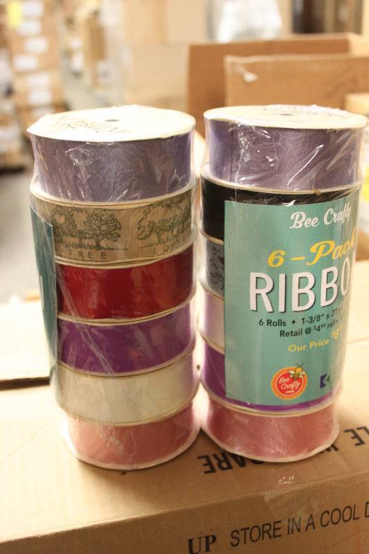 50 packs retail packaged ribbon
