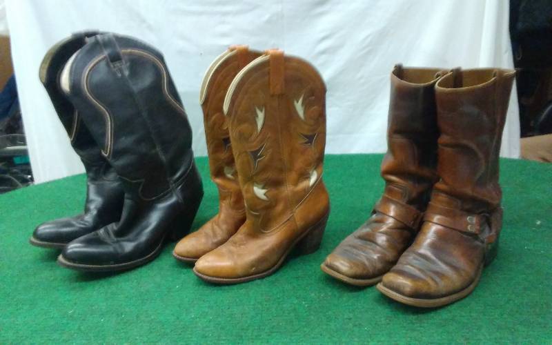 3 Pair Western Boots