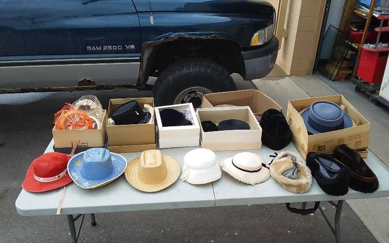 Collection Of Vintage Hats & Hat Boxes