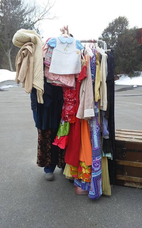 Lot Of Vintage Clothing, Dresses, Sweaters, Baby Clothes
