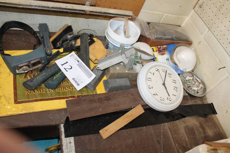 Clock, Welder Mask, Dust masks, Hammers, Brushes, Stencil Set