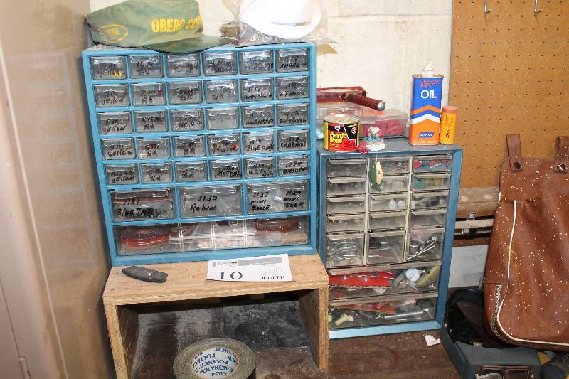 Lot of (2) 17,30-bin Parts Organizers