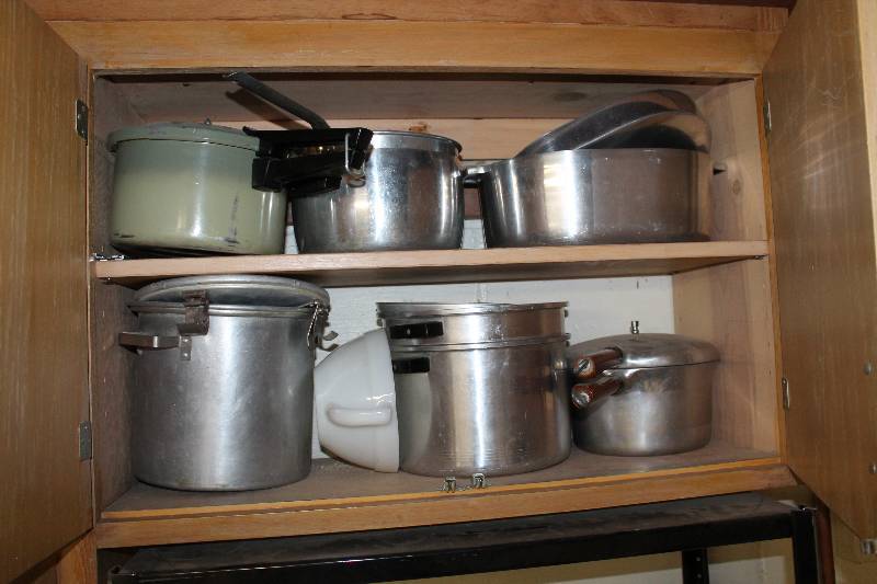 Lot of (2) Pressure Cookers, Misc