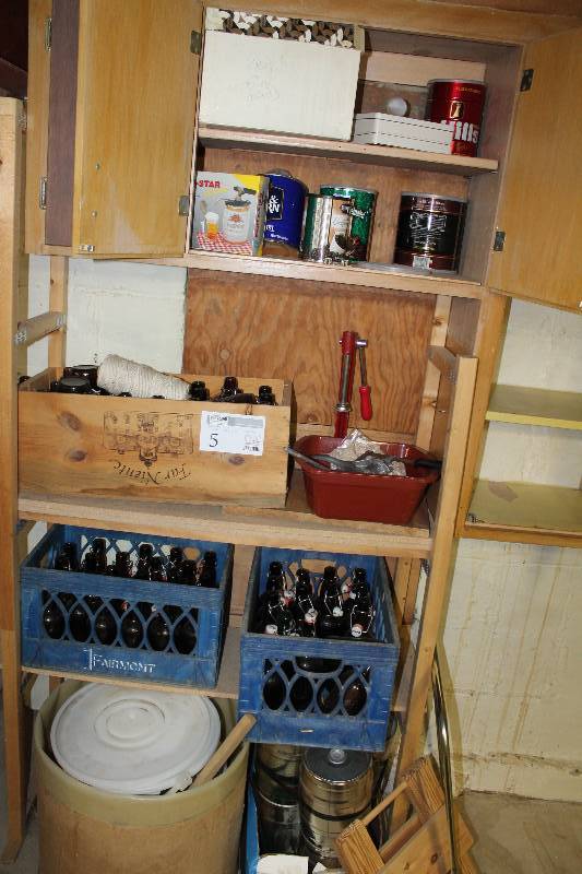 Beer Making Equipment - Bottles, Kegs, Corks, Press, CO2 Tap