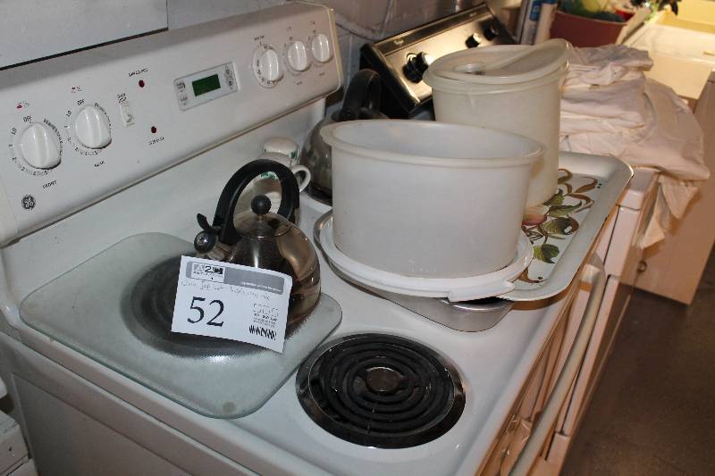 Teapots, Trays, Tupperware