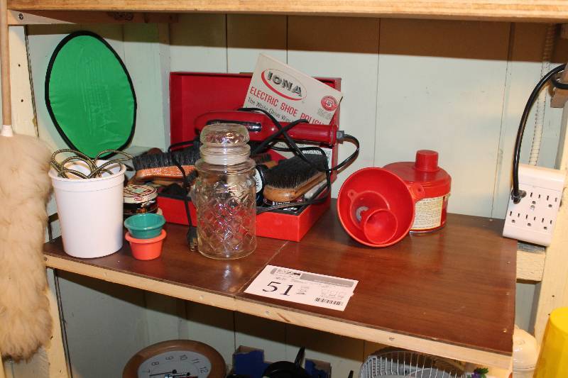 Shoe Shine Equipment - Iona Electric Shoe Polisher, Brushes, Polishes