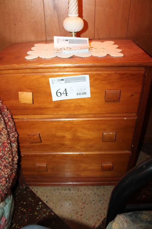 3-Drawer Wood Dresser