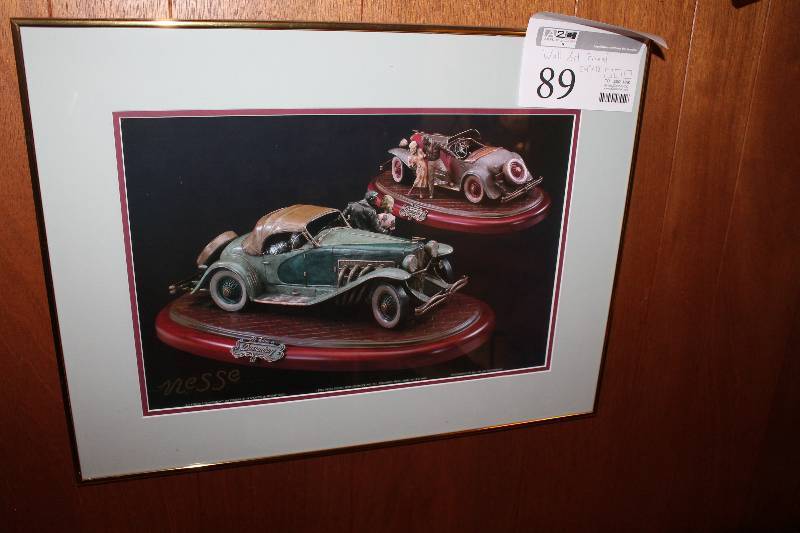 He Drives A Duesenberg by Bill Miller Framed Matted Wall Art