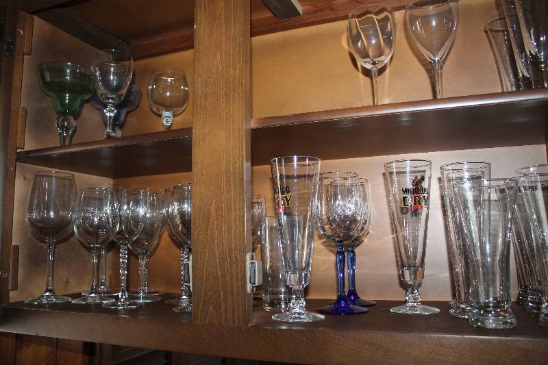 Lot of (30) Glassware - Beer, Stemware