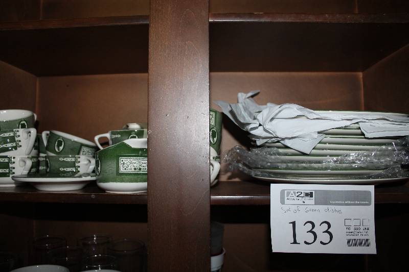 Colonial Homestead by Royal Plates, Cups, Saucers