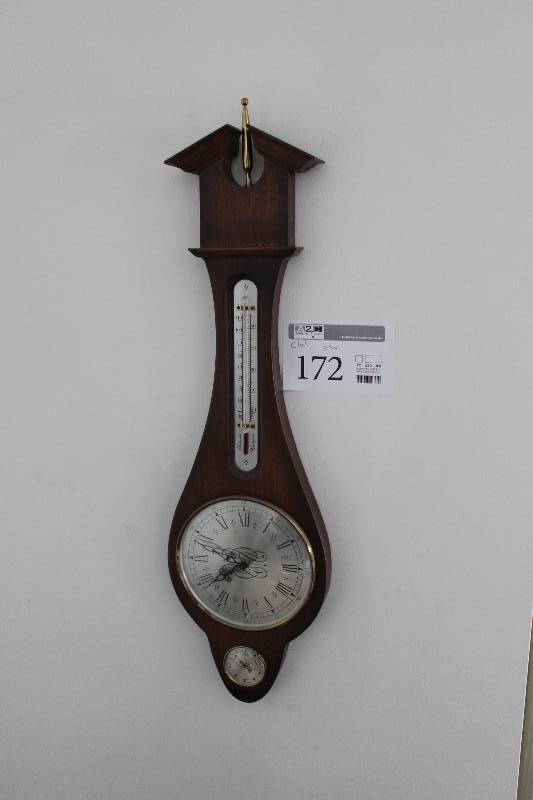 Wall Clock Thermometer Hygrometer