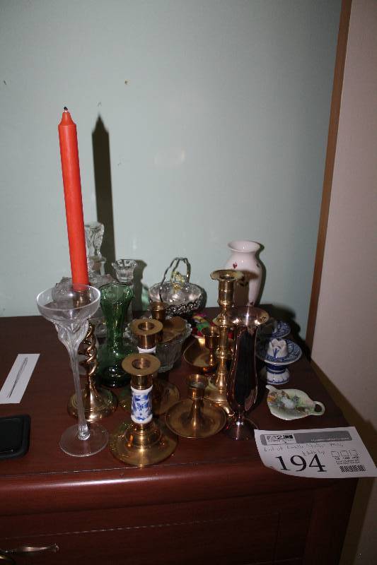 Candle Holders, Vase