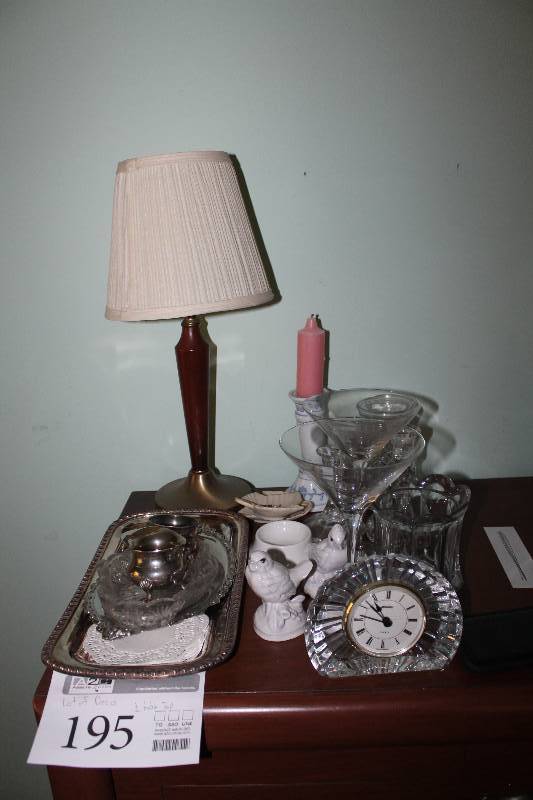 Table Lamp, Table Clock, Serving Trays, Table Dcor, Glassware