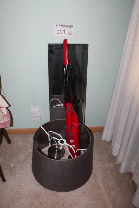 Dirt Devil Vac, Mirror, Lamp Shade