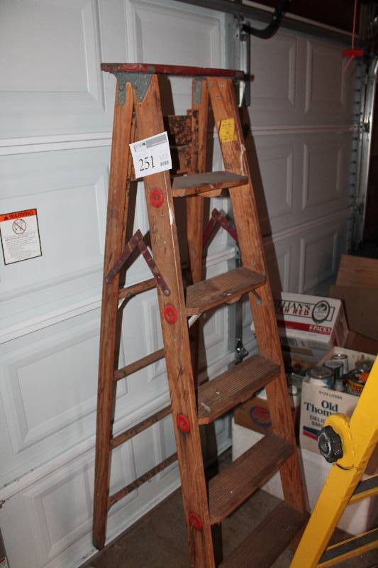 6-Step Wood Ladder