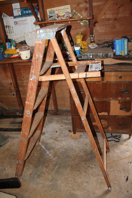 5-Step Wood Ladder