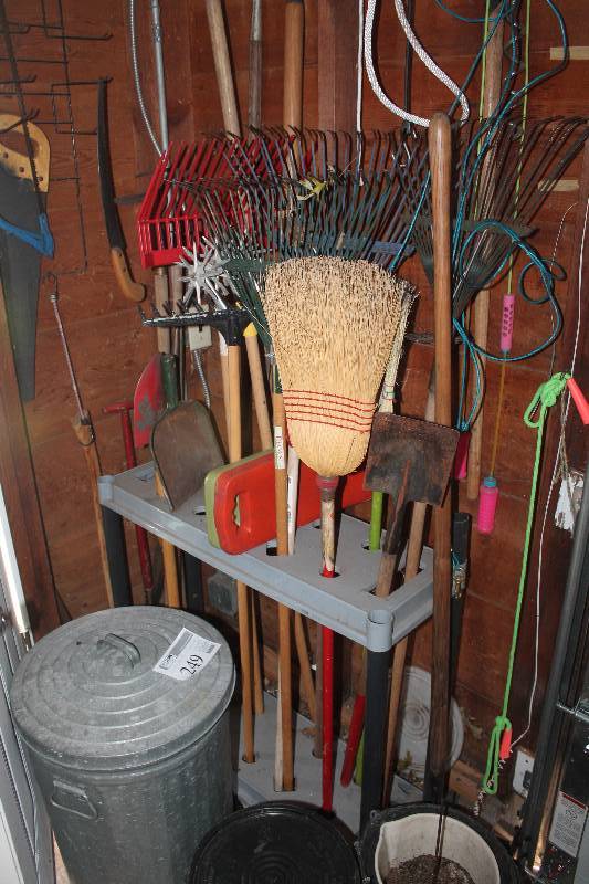 Tools, Planters, Trash Can