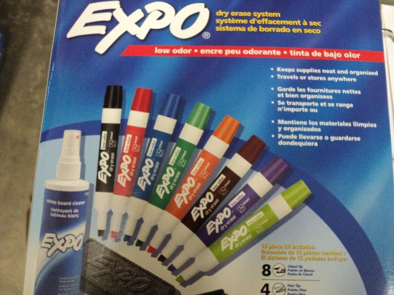 expo dry erase system...
