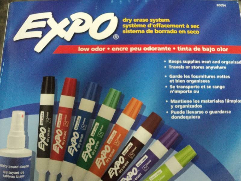 expo dry erase system...