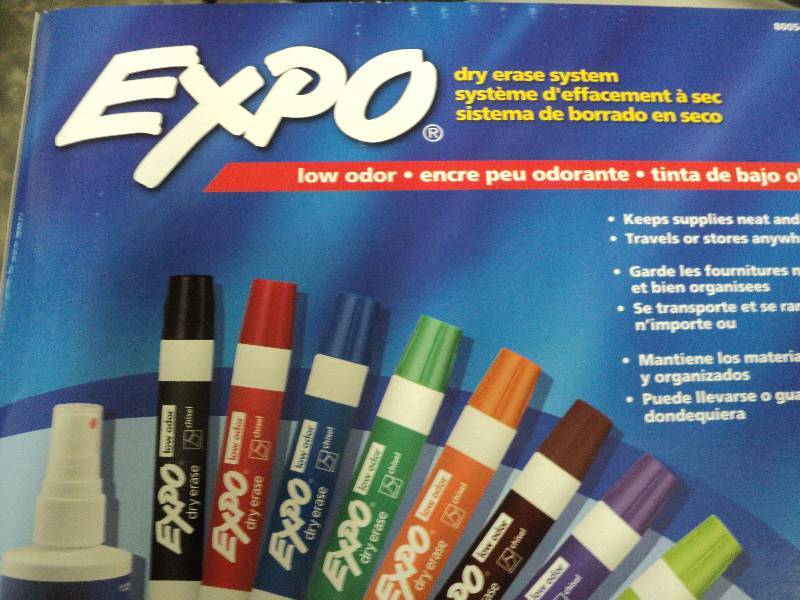 expo dry erase system...