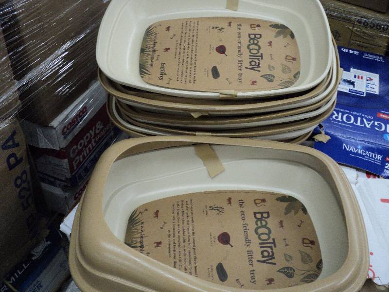 5 sets of beco litter trays...