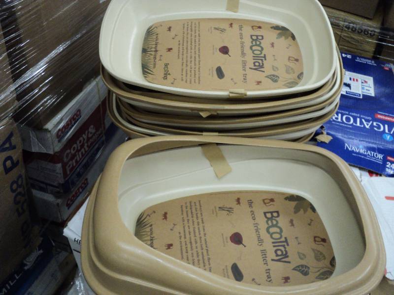 5 sets of beco litter trays...