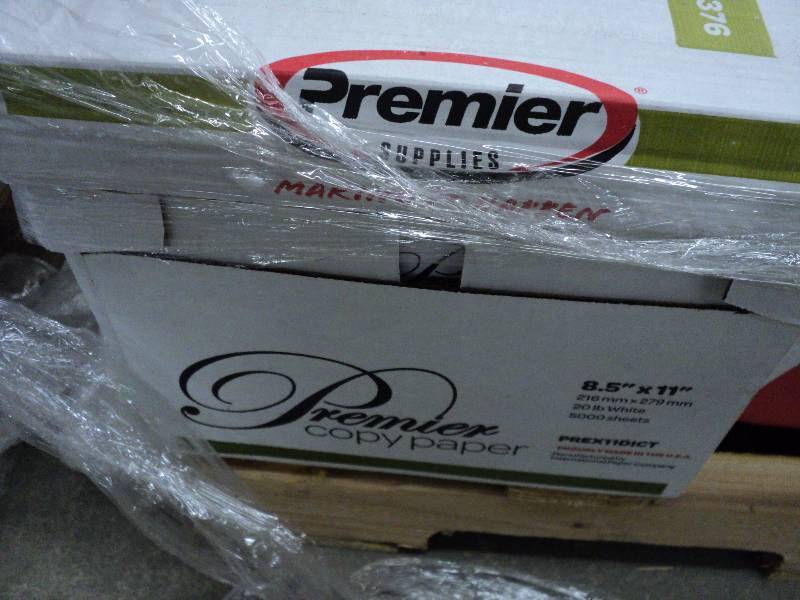 premier copy paper, 8.5x11 full box...