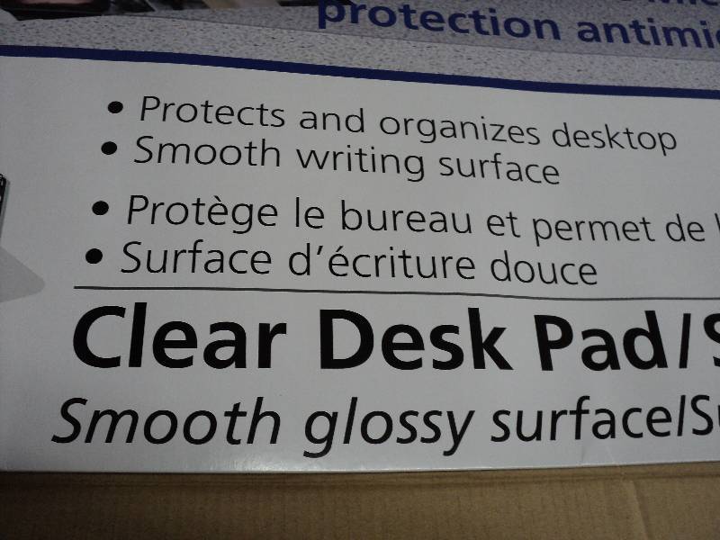 clean desk pad, 20x36...