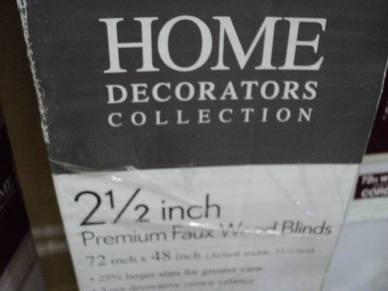 5 72x48 blinds, various brands...