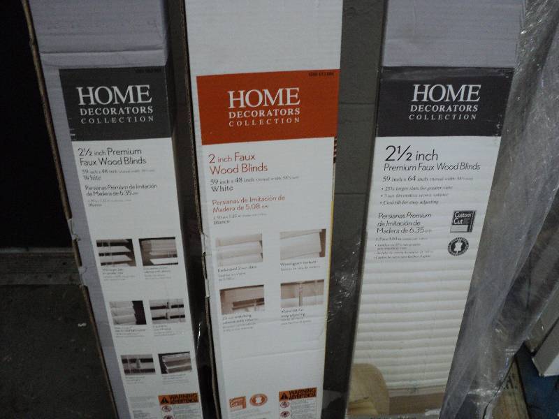 3 blinds, 59 wide, 48 wide, 64 wide...