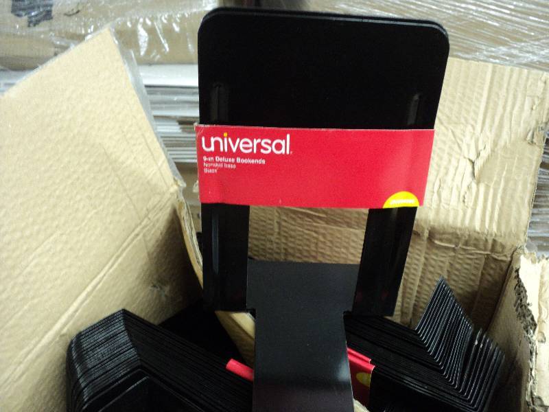 universal delux metal book ends, bo...