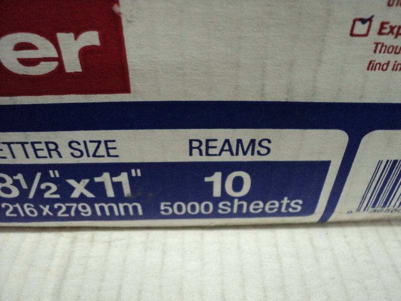 costco white 8.5x11 copy paper 5000...