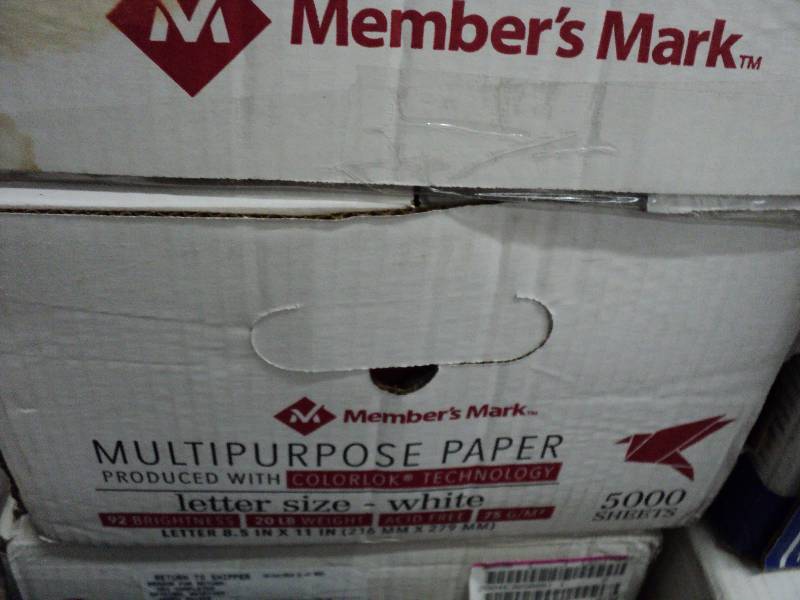 members mark 8.5x11 white paper, 50...