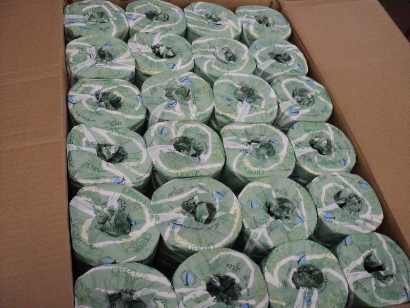 96 rolls of green heritage toilet p...