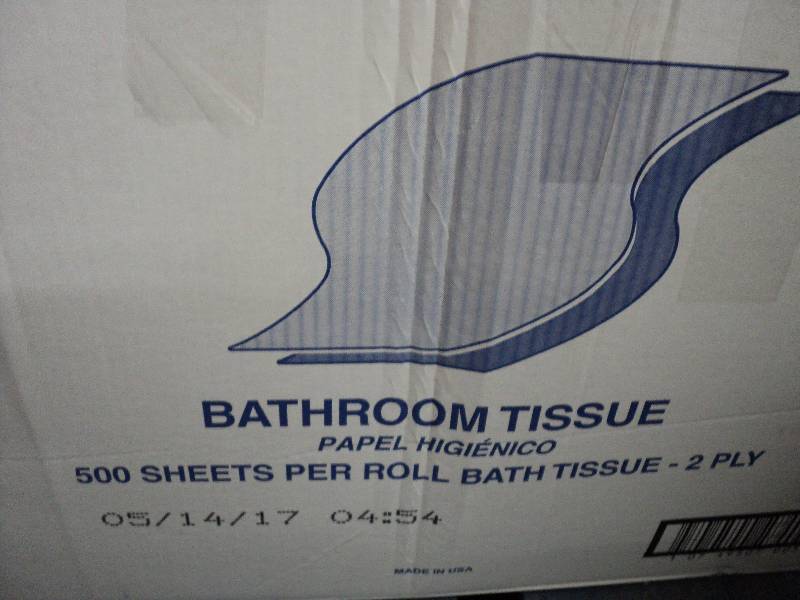 gen 500 toilet paper, some rolls ar...