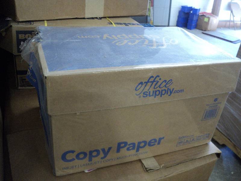 office supply copy paper, 8.5x11...