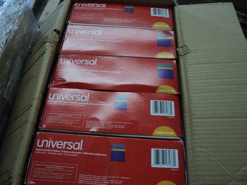 universal letter size file folders,...