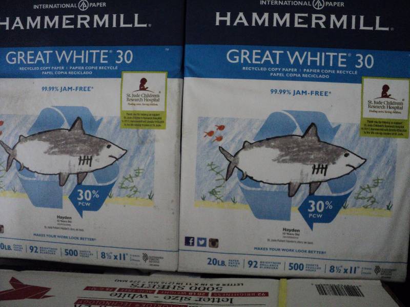 hammermill 5000 8.5x11 copy paper...