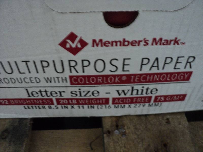 members mark 5000 8.5x11 copy paper...