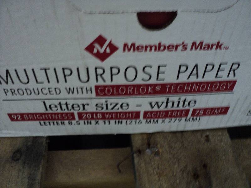 members mark 5000 8.5x11 copy paper...