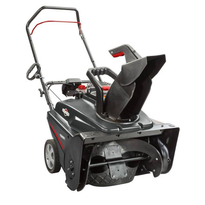 lot 9 image: Briggs & Stratton 22 in. 208cc Single Stage Electric Start Gas Snowthrower
