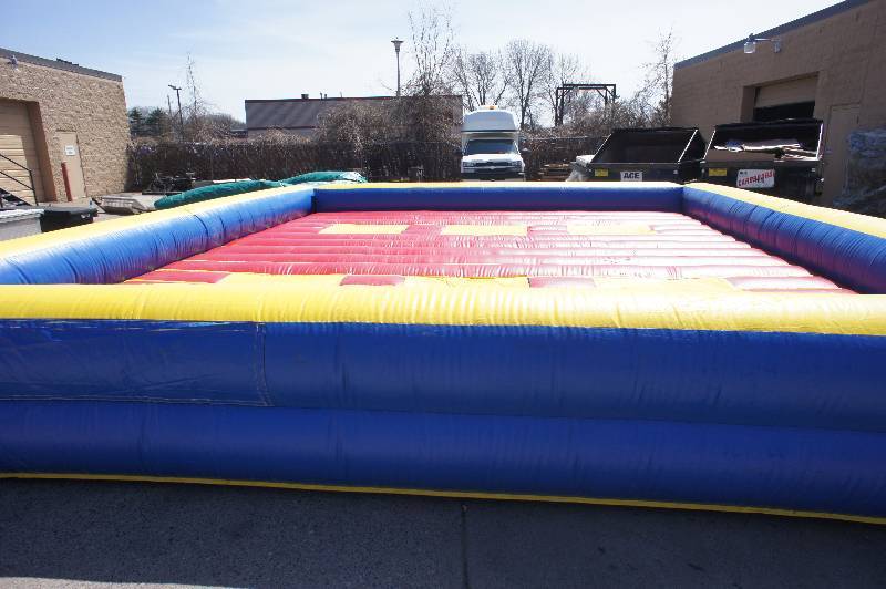 BOUNCY HOUSE  JOUSTING RING AND 2 JOUSTING PLATFORMS