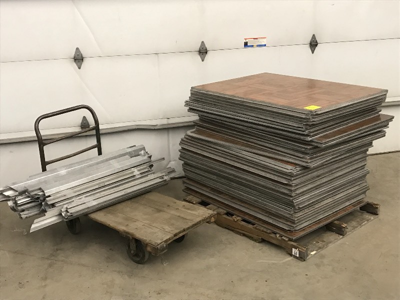 Commercial Aluminum-Framed Dance Floor...